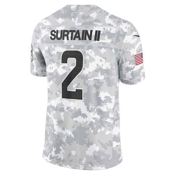 Patrick Surtain II Denver Broncos Nike 2024 Salute to Service Limited Jersey - Arctic Camo - Image 3