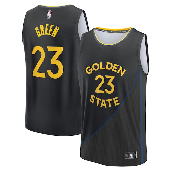 Draymond Green Golden State Warriors Fast Break Replica Player Jersey - Statement Edition - Black