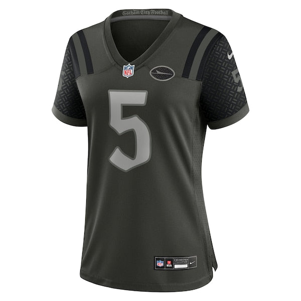 Garrett Wilson New York Jets Nike Women's 2025 Rivalries Collection Game Jersey - Gotham Green - Image 2