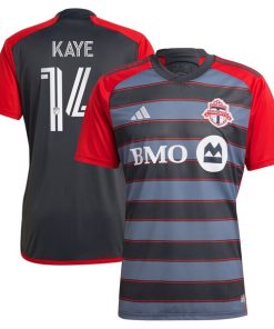 Mark-Anthony Kaye Toronto FC adidas 2024 Club Kit Replica Player Jersey - Gray
