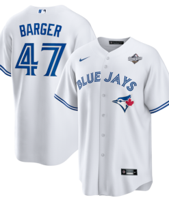 Addison Barger Toronto Blue Jays Nike 2025 World Series Home Replica Player Jersey - White