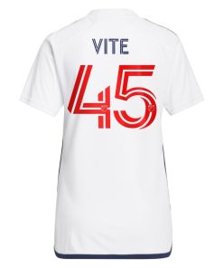 Alternative view of Pedro Vite Vancouver Whitecaps FC adidas Women's 2024 Bloodlines Replica Player Jersey - White