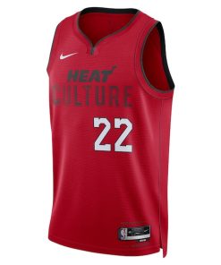 Alternative view of Jimmy Butler Miami Heat Nike Unisex 2024/25 Swingman Player Jersey - City Edition - Red
