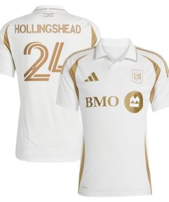 Ryan Hollingshead LAFC adidas 2025 Secondary Replica Player Jersey - White