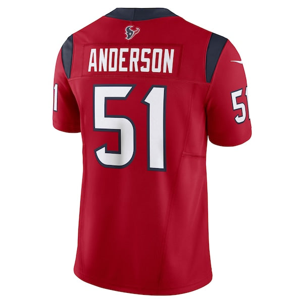 Will Anderson Jr. Houston Texans Nike Vapor F.U.S.E. Limited Jersey - Red - Image 3