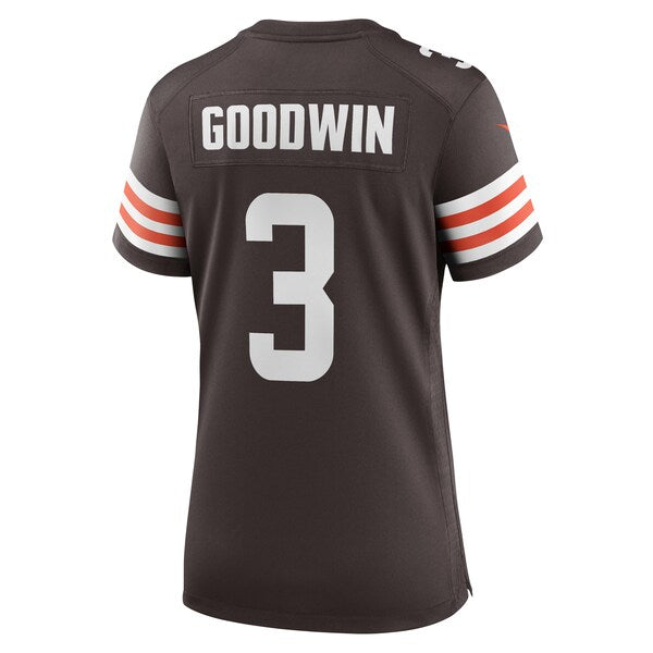 Marquise Goodwin Cleveland Browns Nike Women's Team Game Jersey - Brown - Image 3