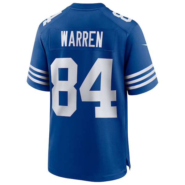 Tyler Warren Indianapolis Colts Nike Alternate Game Jersey - Royal - Image 3