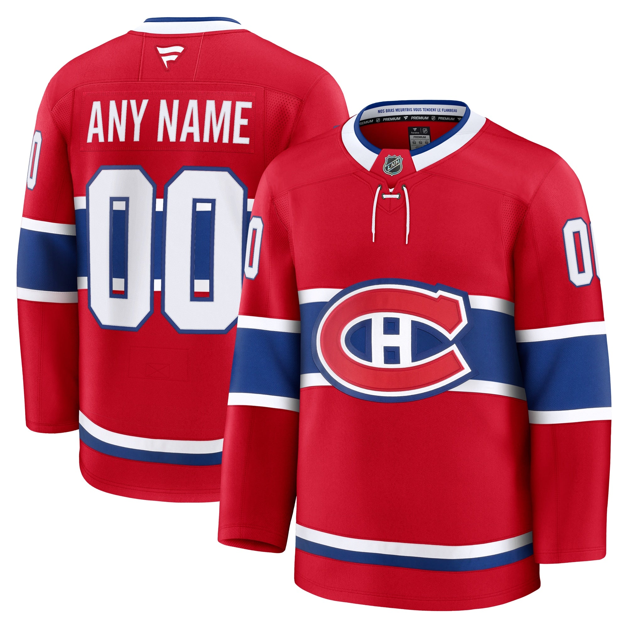 Montreal Canadiens Away Premium Custom Jersey - White/Red - Image 3