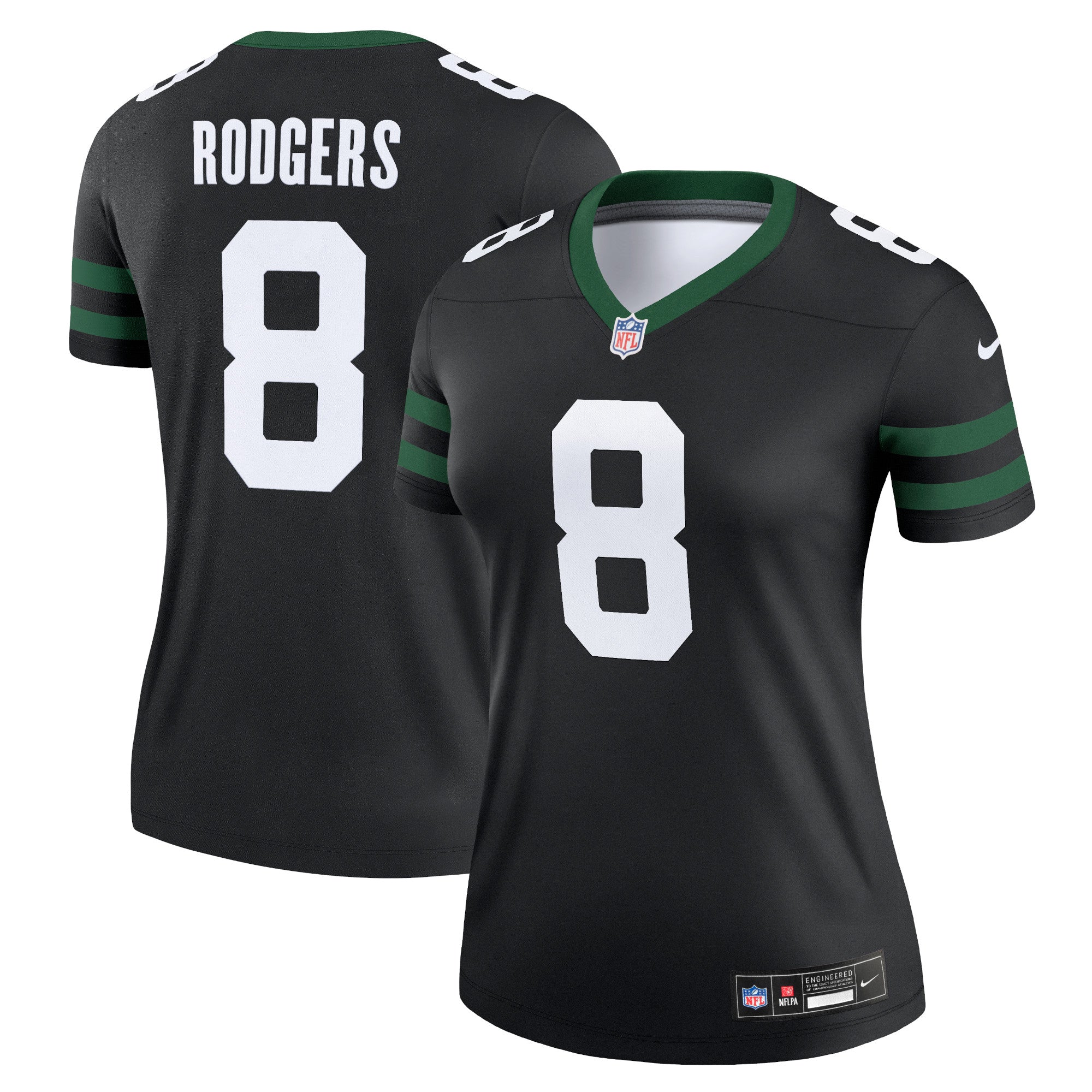 Aaron Rodgers New York Jets Nike Women's Legend Jersey - Legacy Green/Black/White - Image 7