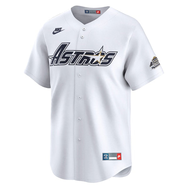 Craig Biggio Houston Astros Nike Throwback Cooperstown Collection Limited Jersey - White - Image 2
