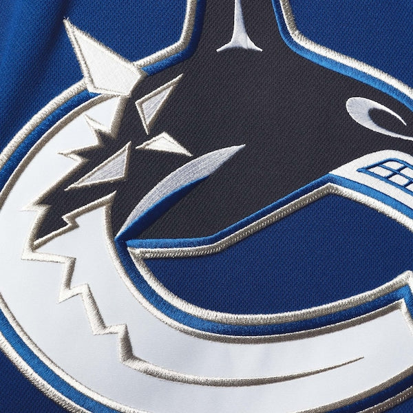 Elias Pettersson Vancouver Canucks adidas 2020/21 Authentic Home Player Jersey - Blue - Image 3