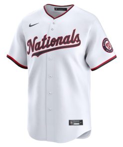Alternative view of Dylan Crews Washington Nationals Nike Alternate Limited Player Jersey - White