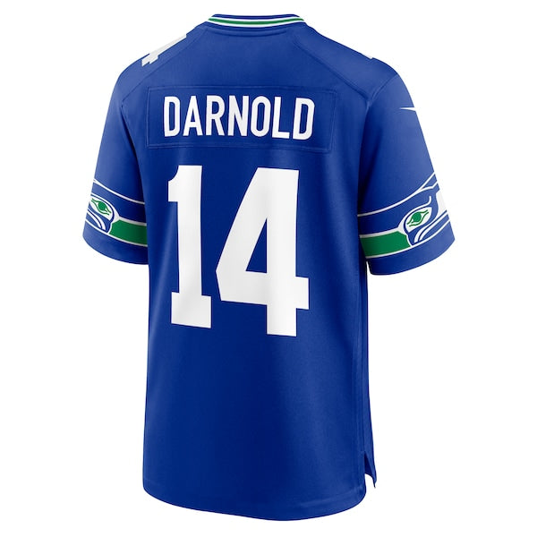 Sam Darnold Seattle Seahawks Nike Alternate 50th Season Game Jersey - Royal - Image 3