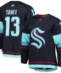 Brandon Tanev Seattle Kraken adidas Home Primegreen Authentic Player Jersey - Navy