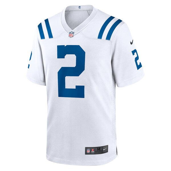Carson Wentz Indianapolis Colts Nike Game Jersey - White/Royal - Image 3