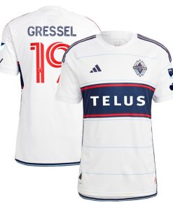 Julian Gressel Vancouver Whitecaps FC adidas 2024 Bloodlines Authentic Player Jersey - White