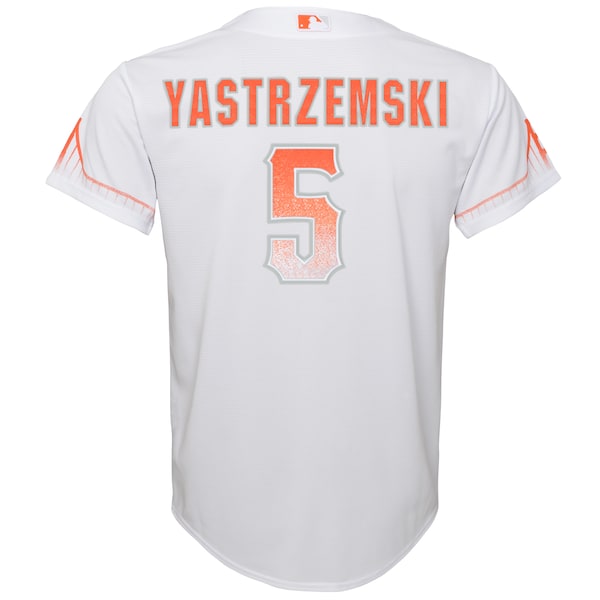 Mike Yastrzemski San Francisco Giants Nike Youth City Connect Replica Player Jersey - White - Image 2