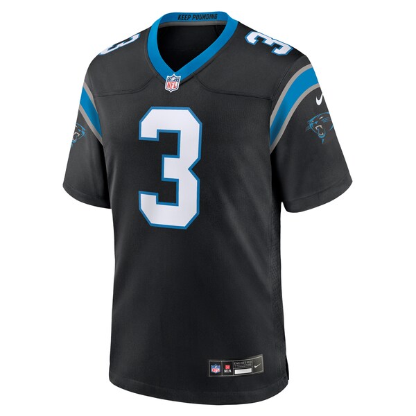 Raheem Blackshear Carolina Panthers Nike Team Game Jersey - Black - Image 2