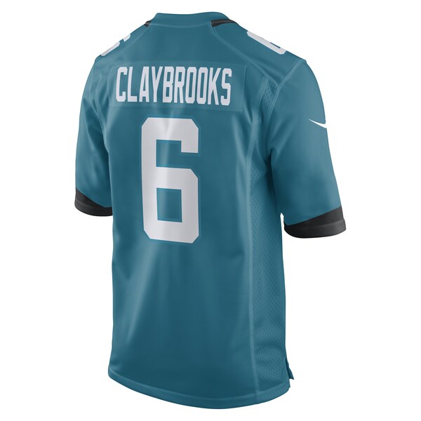 Chris Claybrooks Jacksonville Jaguars Nike Game Player Jersey - Teal - Image 3
