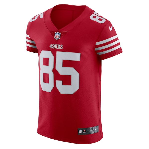 George Kittle San Francisco 49ers Nike Vapor Elite Jersey - Scarlet/Red/White - Image 3