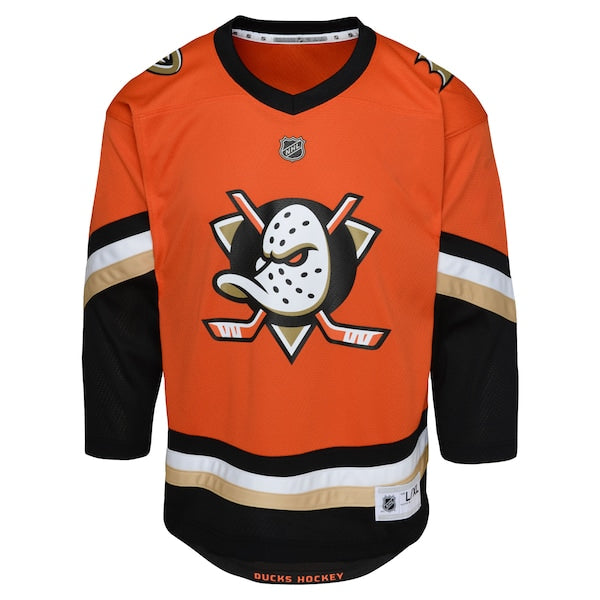 Anaheim Ducks Outerstuff Preschool Home Replica Jersey - Orange - Image 2