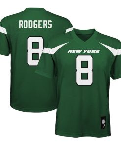 Aaron Rodgers New York Jets Preschool Replica Player Jersey - Green