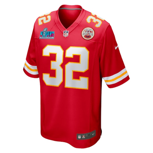 Nick Bolton Kansas City Chiefs Nike Super Bowl LVII Patch Game Jersey - Red - Image 2