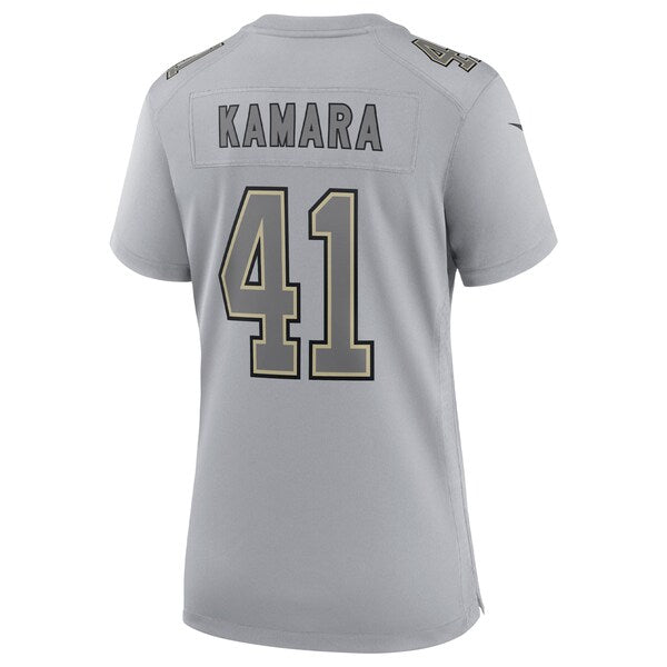 Alvin Kamara New Orleans Saints Nike Women's Atmosphere Fashion Game Jersey - Gray - Image 3