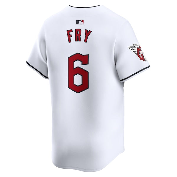David Fry Cleveland Guardians Nike Home Limited Player Jersey - White - Image 3
