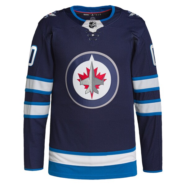 Winnipeg Jets adidas Home Primegreen Authentic Custom Jersey - Navy - Image 2