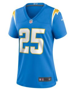 Alternative view of Joshua Kelley Los Angeles Chargers Nike Women's Player Game Jersey - Powder Blue