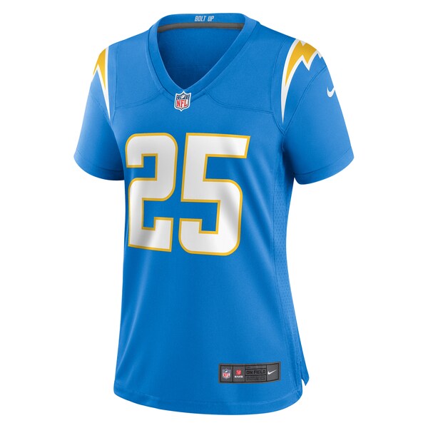 Joshua Kelley Los Angeles Chargers Nike Women's Player Game Jersey - Powder Blue - Image 2