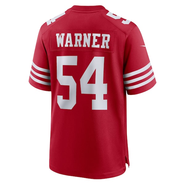 Fred Warner San Francisco 49ers Nike Player Game Jersey - Scarlet - Image 3