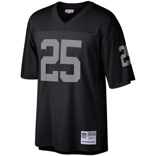 Fred Biletnikoff Las Vegas Raiders Retired Player Legacy Replica Jersey - Black - Image 2