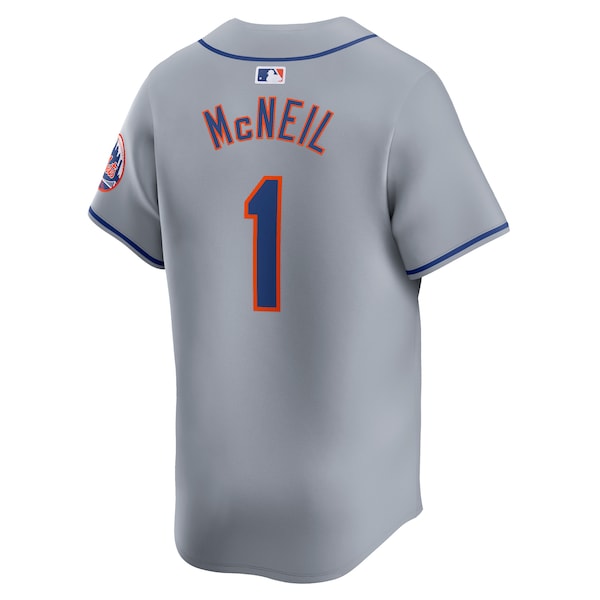 Jeff McNeil New York Mets Nike Away Limited Player Jersey - Gray - Image 3