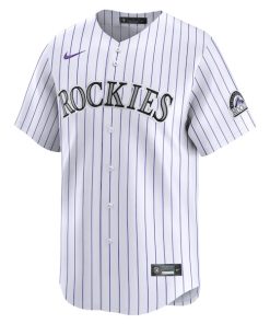 Alternative view of Colorado Rockies Nike 2024 Jackie Robinson Day Home Limited Jersey?¨C White