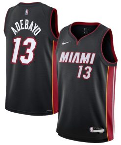 Bam Adebayo Miami Heat Nike Youth Swingman Jersey - Icon Edition - Black