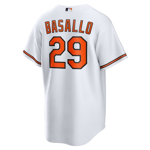 Samuel Basallo Baltimore Orioles Nike Replica Player Jersey - White - Image 3
