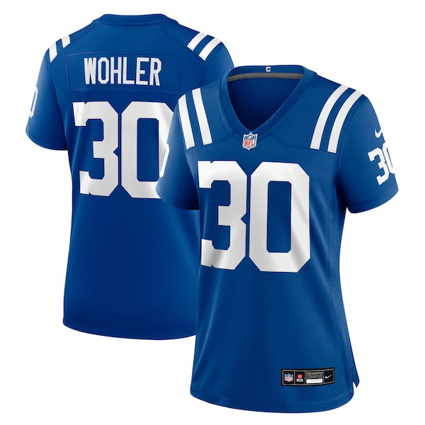 Hunter Wohler Indianapolis Colts Nike Women's Team Game Jersey - Royal