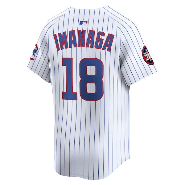 Shota Imanaga Chicago Cubs Nike 2025 MLB World Tour: Tokyo Series Home Limited Player Jersey - White - Image 3
