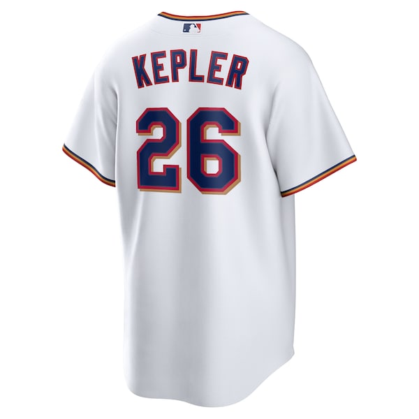 Max Kepler Minnesota Twins Nike Home Replica Player Jersey - White - Image 3