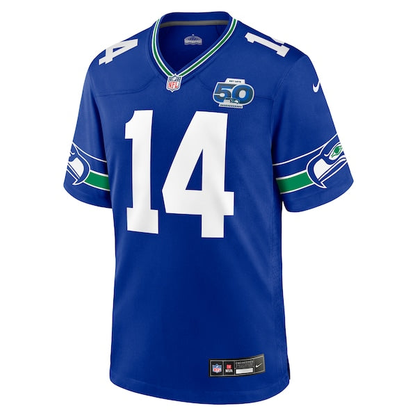 Sam Darnold Seattle Seahawks Nike Alternate 50th Season Game Jersey - Royal - Image 2