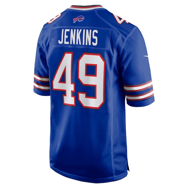 Keonta Jenkins Buffalo Bills Nike Team Game Jersey - Royal - Image 3