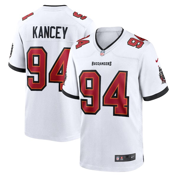 Calijah Kancey Tampa Bay Buccaneers Nike Game Jersey - White/Orange - Image 2