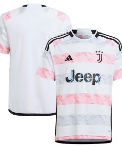 Juventus adidas Youth 2023/24 Away Replica Jersey - White