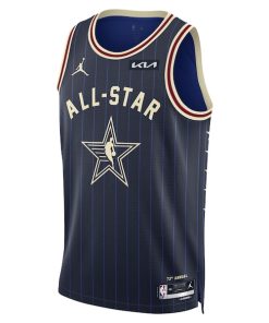 Alternative view of Jordan Brand Unisex 2024 NBA All-Star Game Swingman Custom Jersey - Navy