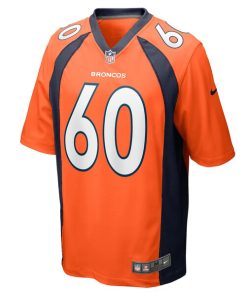 Alternative view of Luke Wattenberg Denver Broncos Nike Game Player Jersey - Orange