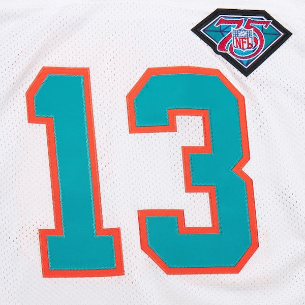 Dan Marino Miami Dolphins 1994 Authentic Throwback Retired Player Jersey - White - Image 4
