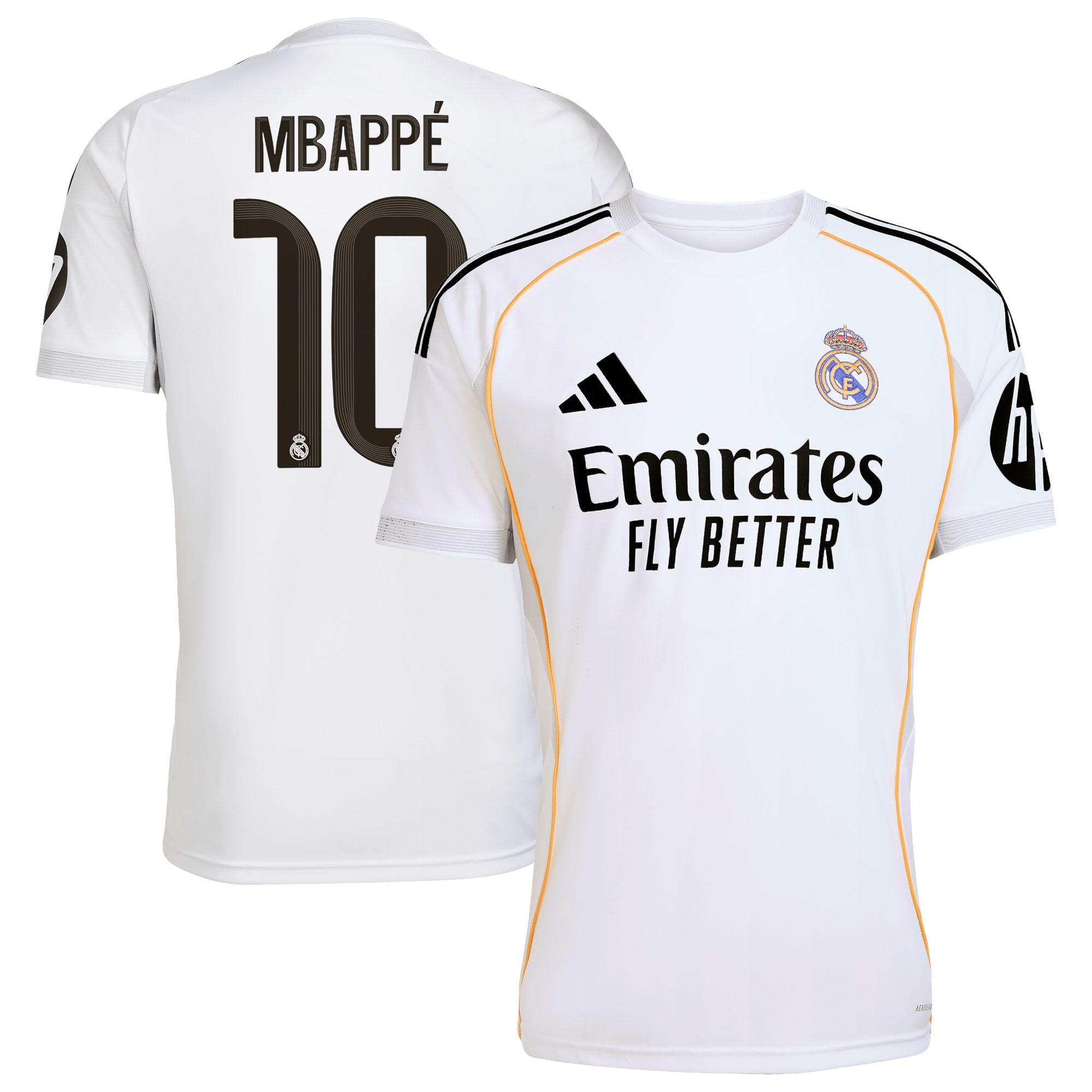 Kylian Mbapp¨¦ Los Merengues adidas 2025/26 Away Replica Player Jersey - Blue/White - Image 6