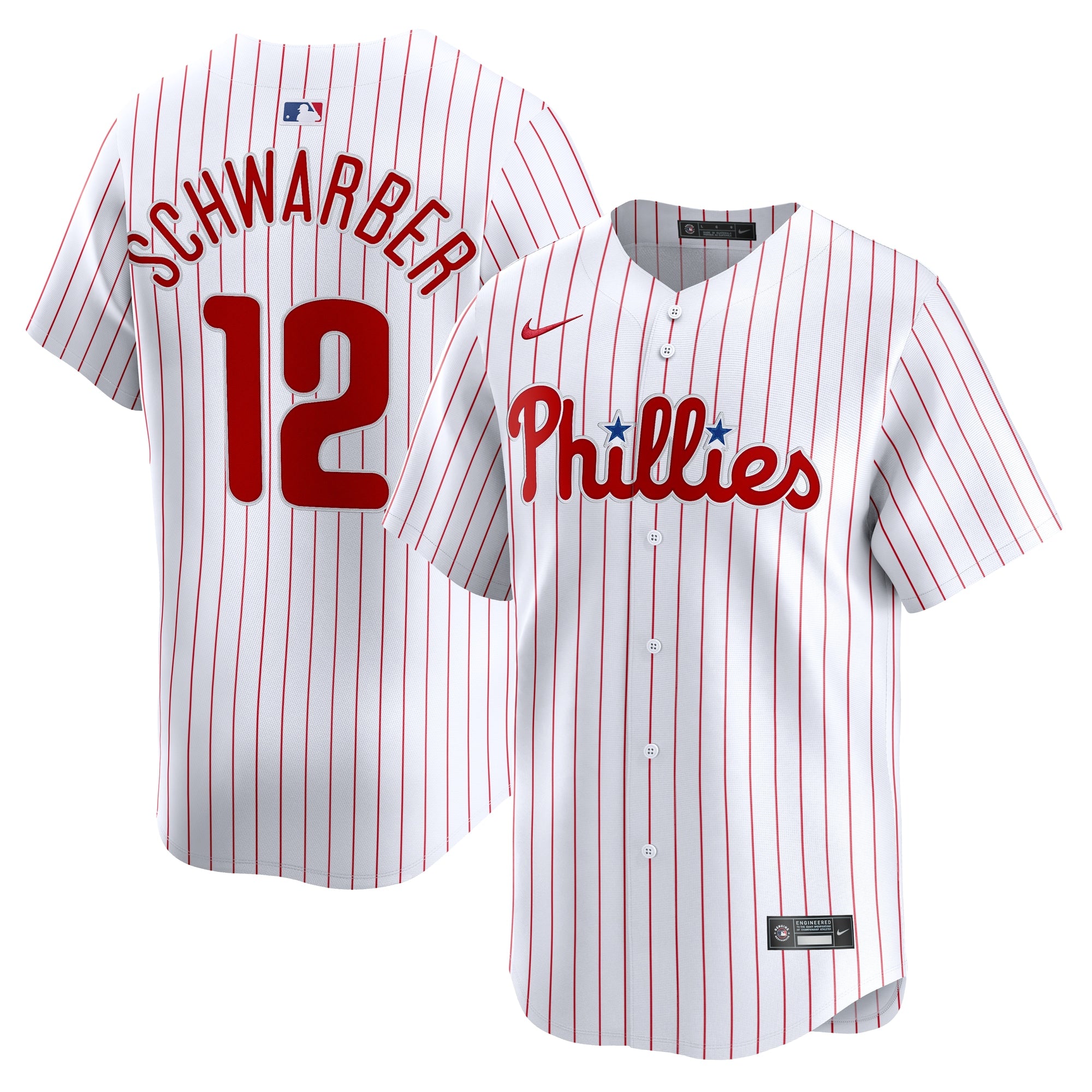 Kyle Schwarber Philadelphia Phillies Nike Alternate Limited Jersey - Light Blue/White - Image 6